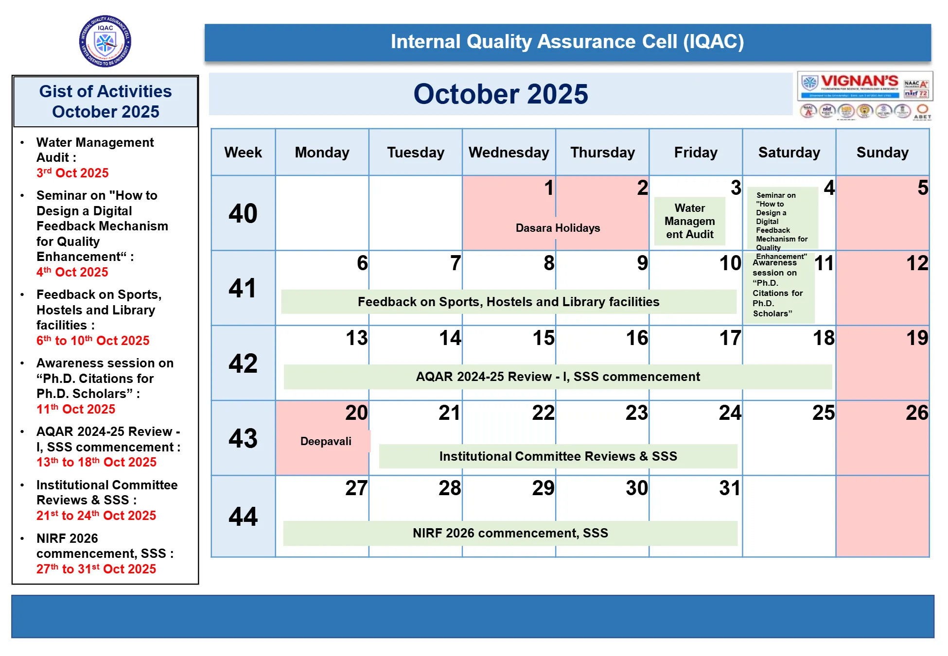Calendar Left 2